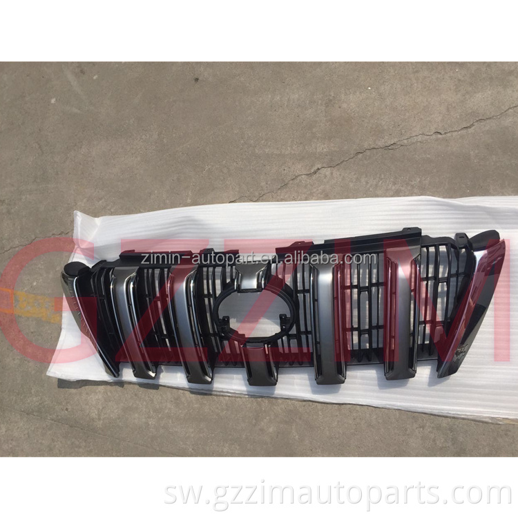 ABS Plastic Middle Grille Front Grille Guard Auto Bumper Chromed Grille Trim For FJ200 2003-2008